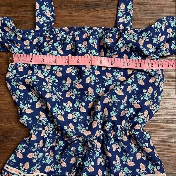 Girls Boho Style Little Girls Shorts Romper Size Small Youth - Picture 2 of 8